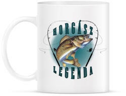 printfashion Horgászlegenda - Bögre - Fehér (913421)
