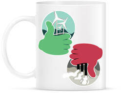 printfashion Óvd a természetet! - Bögre - Fehér (2398619)