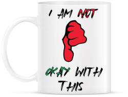 printfashion I am not! - Bögre - Fehér (2492969)