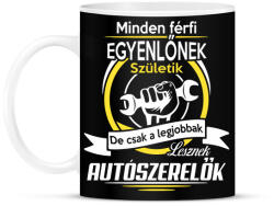 printfashion Autószerelők - Bögre - Fekete (932519)