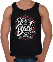 printfashion Ne nézz vissza - Férfi atléta - Fekete (142)