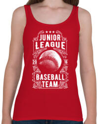 printfashion Baseball csapat - Női atléta - Cseresznyepiros (143030)