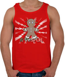 printfashion KARÁCSONYI SZÉNHIDRÁT - Férfi atléta - Piros (10756573)