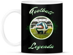 printfashion football legenda - Bögre - Fekete (1636827)