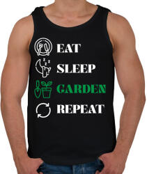 printfashion Garden, repeat - Férfi atléta - Fekete (15497310)