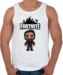 printfashion Fortnite John Wick - Férfi atléta - Fehér (1834865)
