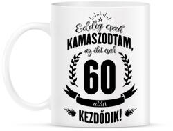 printfashion kamasz-60-black - Bögre - Fehér (790968)