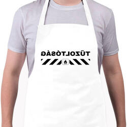 printfashion tűzoltósag-black - Kötény - Fehér (4903270)