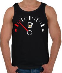 printfashion Sör Tank - Férfi atléta - Fekete (968707)
