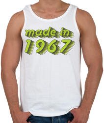 printfashion made-in-1967-green-grey - Férfi atléta - Fehér (483796)