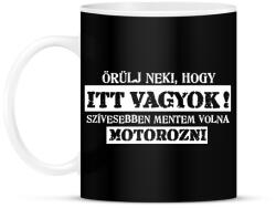 printfashion ÖRÜLJ NEKI2 - Bögre - Fekete (2923429)