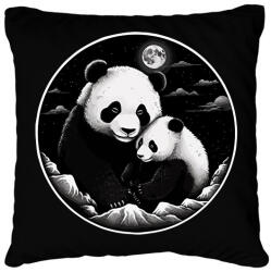 printfashion panda - Párnahuzat, Díszpárnahuzat - Fekete (14905175)