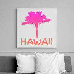 printfashion Hawaii - Vászonkép - Fehér (6636875)