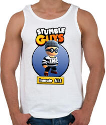 printfashion Inmate 613 - Férfi atléta - Fehér (15504155)