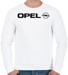 printfashion OPEL LOGO - Férfi pulóver - Fehér (1978202)