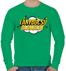 printfashion Lánybúcsú alakulat - Férfi pulóver - Zöld (4261797)