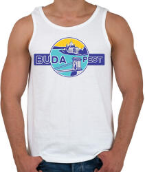 printfashion Budapest - Férfi atléta - Fehér (1820731)
