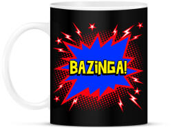 printfashion BAZINGA - Bögre - Fekete (9978992)
