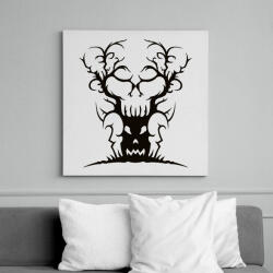 printfashion Halloween tree - Vászonkép - Fehér (6633464)