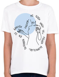 printfashion Április végén - Gárdonyi Géza - Gyerek póló - Fehér (7120793)