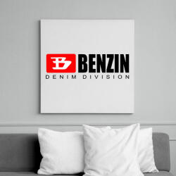 printfashion benzin - Vászonkép - Fehér (6623399)