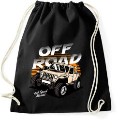printfashion Terepjáro - Sportzsák, Tornazsák - Fekete (14092904)