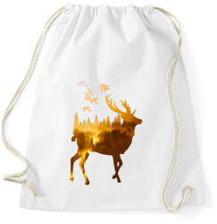 printfashion wild life - Sportzsák, Tornazsák - Fehér (3787093)