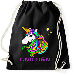 printfashion unikornis - Sportzsák, Tornazsák - Fekete (6032144)