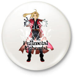 printfashion Fullmetal Alchemist - Kitűző, hűtőmágnes - Fehér (3077093)