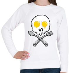 printfashion Szakács koponya - Női pulóver - Fehér (12424932)
