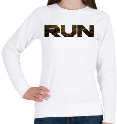 printfashion RUN - Női pulóver - Fehér (5413942)