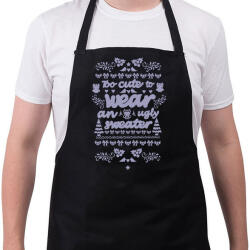 printfashion too cute - Kötény - Fekete (15178848)