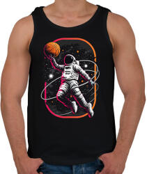 printfashion Kosárlabdás asztronauta - Férfi atléta - Fekete (12473343)