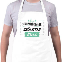 printfashion Igazi sorozatfüggő - Kötény - Fehér (7484534)