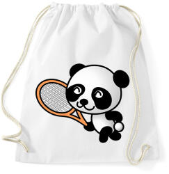 printfashion Panda teniszezik - Sportzsák, Tornazsák - Fehér (12054266)
