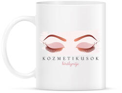 printfashion Kozmetikusok királynője - Bögre - Fehér (6556073)