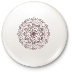 printfashion Kifesthető mandala minta6. - Kitűző, hűtőmágnes - Fehér (4082527)