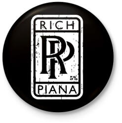 printfashion RP - Rich Piana - Kitűző, hűtőmágnes - Fekete (14939720)