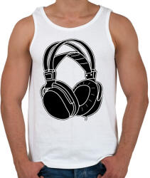 printfashion Fejhallgató - Férfi atléta - Fehér (7602608)