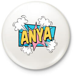 printfashion Anya - Kitűző, hűtőmágnes - Fehér (11810398)