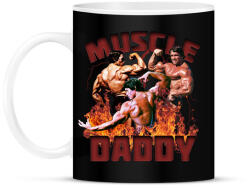 printfashion Muscle Daddy - Bögre - Fekete (14741587)