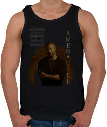 printfashion AMENADIEL - Férfi atléta - Fekete (2040845)