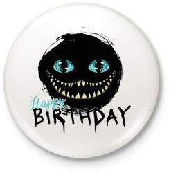 printfashion Happy Birthday - Horror - Kitűző, hűtőmágnes - Fehér (7853486)