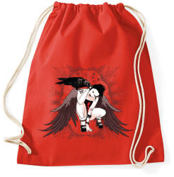 printfashion Holló lány - Sportzsák, Tornazsák - Piros (33342)
