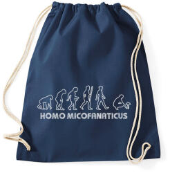 printfashion Homo micofanaticus (sötét) - Sportzsák, Tornazsák - Sötétkék (998936)