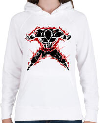 printfashion JIREN2 - Női kapucnis pulóver - Fehér (12487101)