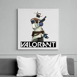 printfashion Valorant Cypher - Vászonkép - Fehér (6631608)