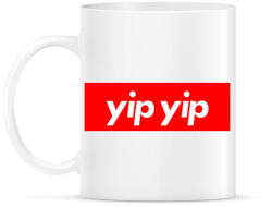 printfashion Yip yip - Bögre - Fehér (2938567)