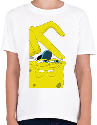 printfashion spongyabob és patrick páros minta barátoknak - Gyerek póló - Fehér (12701151)