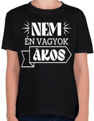 printfashion Nem én vagyok - Névvel (fehér) - Gyerek póló - Fekete (10924489)